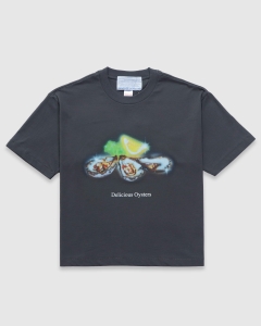 Jungles Delicious Oysters T-Shirt Charcoal