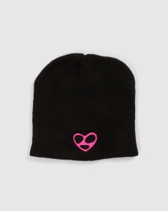 Limosine Limo Heart Beanie Black/Pink