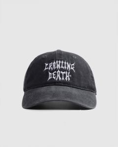 Crawling Death Metal Logo Strapback Washed Grey