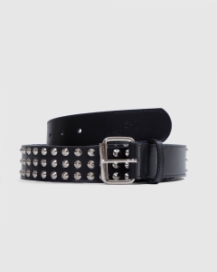 Loosey Spiked Stud Belt Black