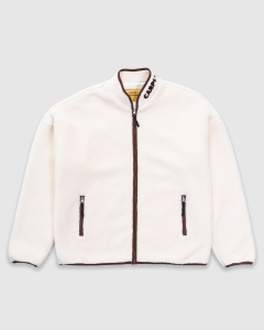 Carpet C-Star Fleece Zip Up Jacket Off White