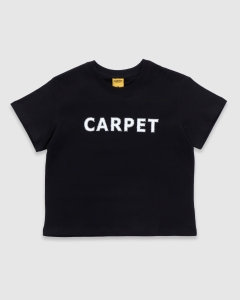 Carpet Girl Rhinestone T-Shirt Black