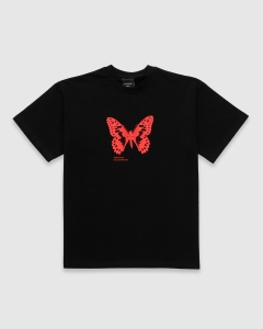 Bye Jeremy Butterfly T-Shirt Black/Red