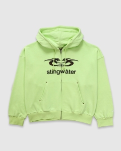 Stingwater Leopard Moses Zip Up Hood Groeing Green