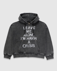 Stingwater Crisis Zip Up Hood Acid Black