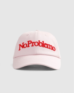 No Problemo Logo Snapback Pale Pink