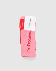 No Problemo Logo Sock Pink