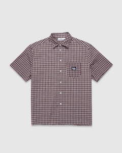 Come Sundown Stacks SS Shirt Brown/White