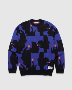 Come Sundown Stareater Knit Crew Blue
