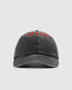 Pleasures Onyx Crown Washed Strapback Black/Red