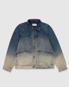 Dime Denim Jacket Dipped Sandblasted Indigo