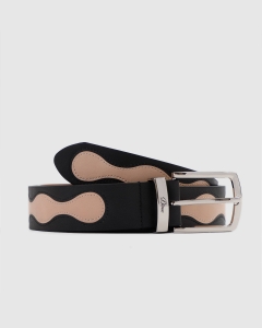 Dime Premium Leather Belt Black