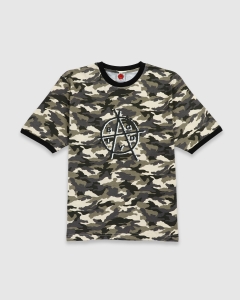 Baglady Bagarchy Ringer T-Shirt Sand Camo