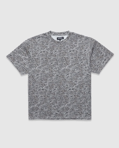 FA Burnt Sticker Stamp AOP T-Shirt Black/White