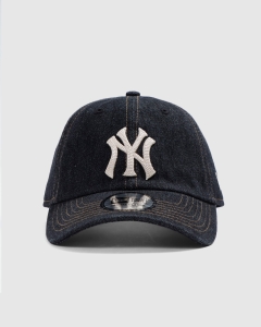 New Era Casual Classic New York Yankees Panel Fade Denim Strapback Black