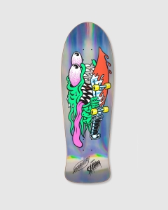 Santa Cruz Meek Slasher Reissue Deck Rainbow Foil