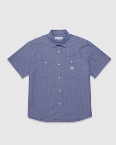 Last Resort AB SM001 SS Shirt Zen Blue