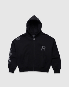 Jungles Life Is Magic Zip Hood Black