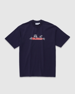 Butter Goods Tempo Logo T-Shirt Navy
