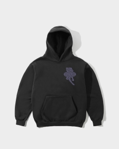 Butter Goods Wipeout PO Hood Washed Black
