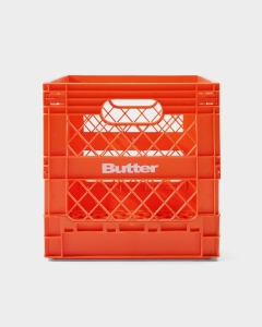 Butter Goods Collapsible Record Crate Orange