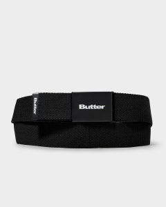 Butter Goods Logo Woven Belt Black