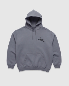 S Double Shawn Script PO Hood Steel Grey