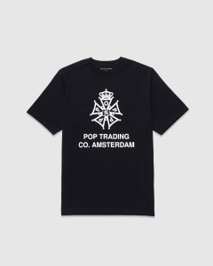 Pop Trading Four Days T-Shirt Black