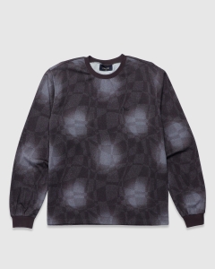 Dime Abstract LS T-Shirt Static Black