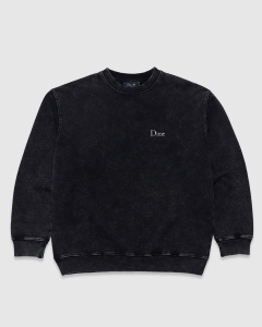 Dime Classic French Terry Crew Faded Black