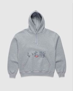 Ichpig Origins Pullcord PO Hood Grey Marle/Red