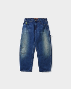 Butter Goods Weathergear Heavyweight Denim Pants Repaired Indigo