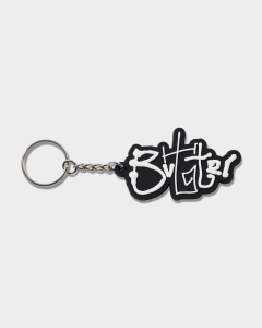 Butter Goods Scribble Rubber Key Chain Black