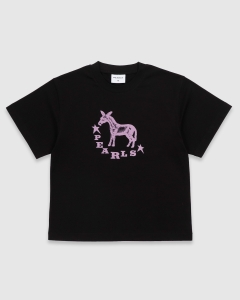 Pearls Western T-Shirt Black