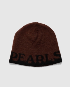 Pearls Adore Beanie Brown