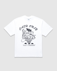 Cash Only Mobster T-Shirt White