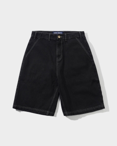 Butter Goods Scribble Denim Shorts Washed Black