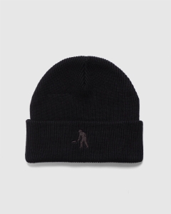 Passport Solid Cotton Beanie Black