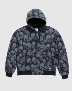 Crawling Death Skull Pile Heavy Canvas Jacket Printed