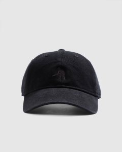 Passport Solid Leagues Strapback Washed Black
