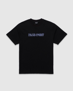 Passport Glint T-Shirt Black