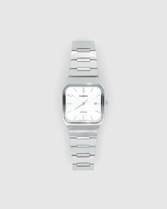 Casio Vintage Analogue Square MTPB185D-7A Silver Face