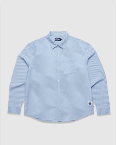 Xlarge Patch Stripe LS Shirt Blue