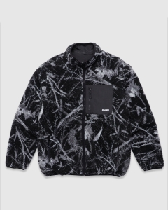 Xlarge Camo Reversible Sherpa Jacket Black
