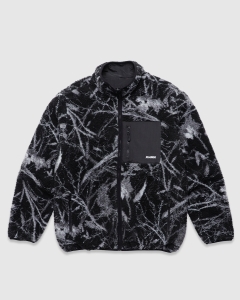 Xlarge Camo Reversible Sherpa Jacket Black