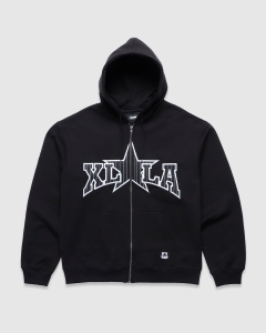 Xlarge LA Star Zip Hood Black