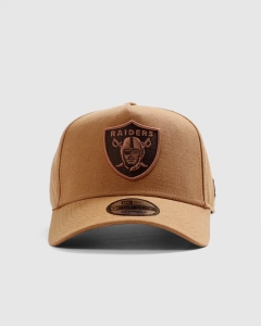 New Era 940AF Las Vegas Raiders Washed Canvas Snapback Light Bronze
