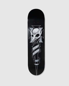 Birdhouse Tony Hawk Skull Deck Black