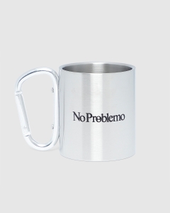 No Problemo Carabiner Mug Silver