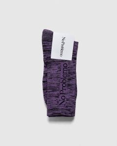 No Problemo Glitch Sock Purple
